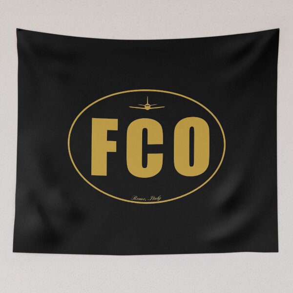 Item preview, FCO Rome Italy Airport Code designed and sold by Lartheviking.