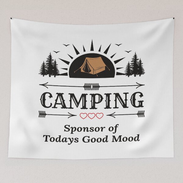 Item preview, Camping Sponsor of Today’s Good Mood by Tjays designed and sold by TJays.