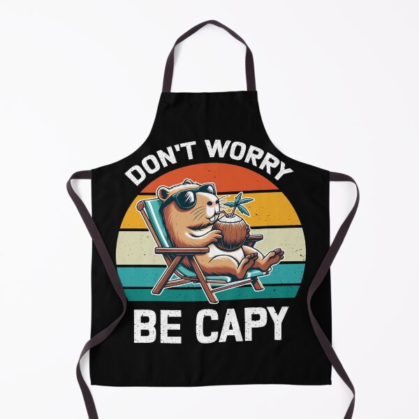 Item preview, don’t worry be capy cute vintage capybara designed and sold by EnchantedOwl.