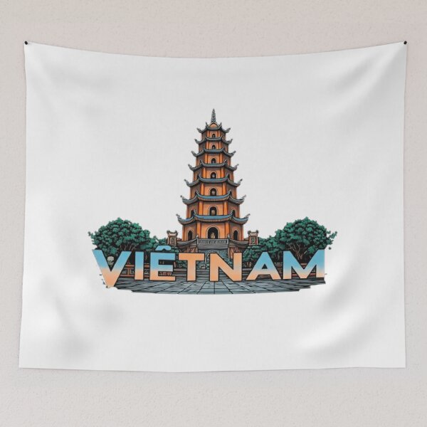 Item preview, Vietnam Thien Mu Pagoda designed and sold by likbatonboot.