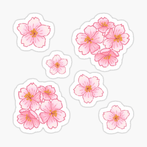 Item preview, Light Pink Sakura Flower Cherry Blossom Simple Design designed and sold by AveryZi.