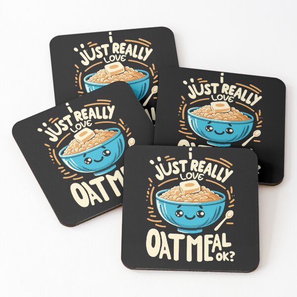 Item preview, I Just Really Love Oatmeal Funny Breakfast Oatmeal Muffin Day designed and sold by Dressed For  Duty.