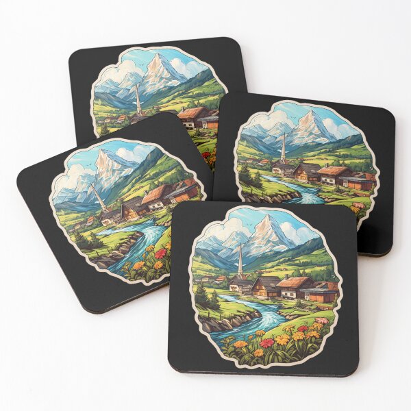 Item preview, Switzerland Beautiful landscape designed and sold by SMARTKIT  DESIGNAGENCY.