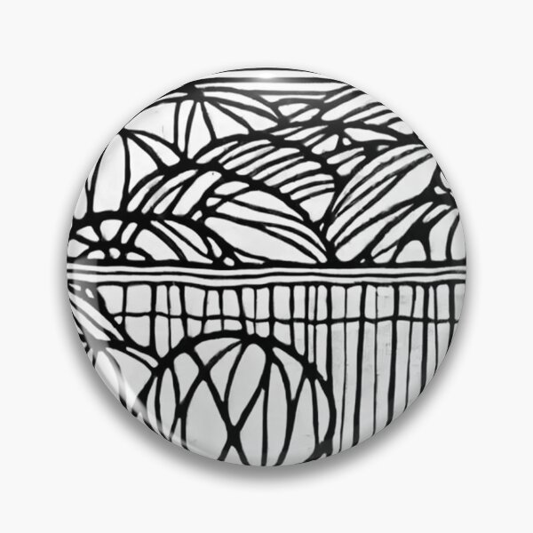 Item preview, Jungle Veranda; black and white mosaic designed and sold by CindyOMy.