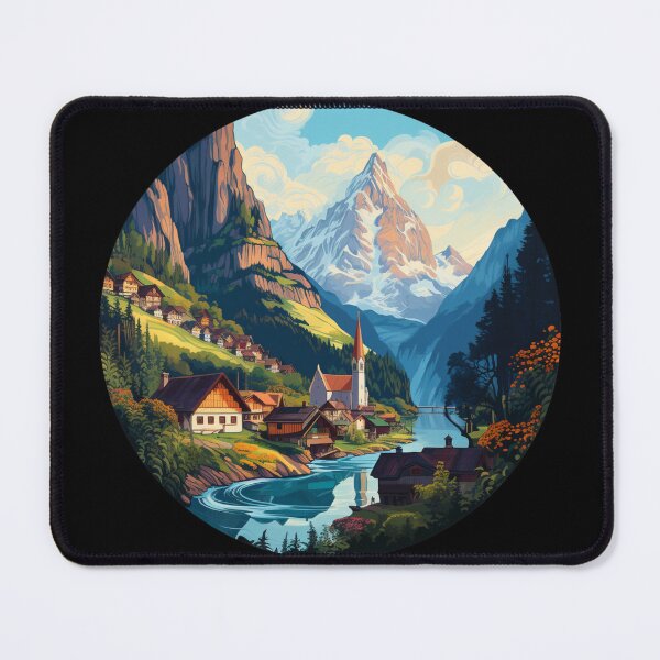 Item preview, Switzerland Beautiful landscape designed and sold by SMARTKIT DESIGNAGENCY.