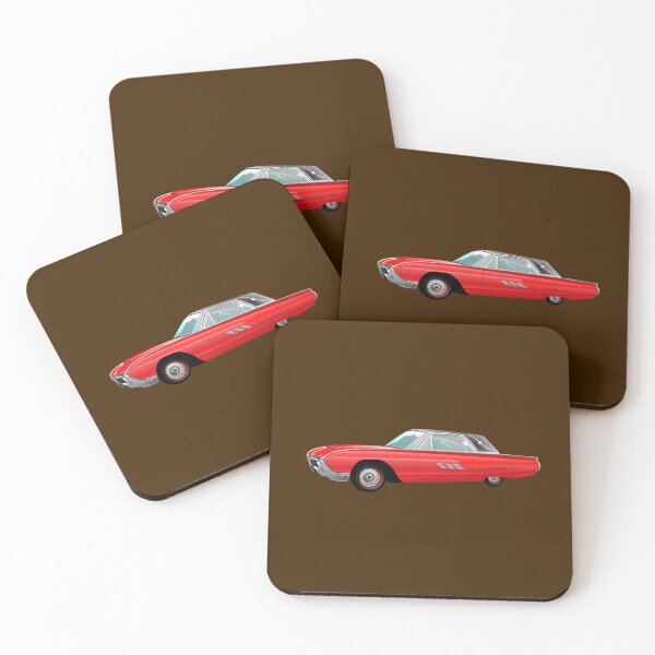Item preview, 1963 Red Hot Hot Rod  Antique Car on Dark Brown 402100 designed and sold by Art in My Loft.