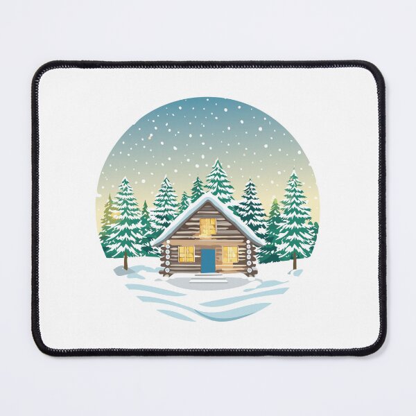 Item preview, Snowy Cabin Retreat designed and sold by BenShirtDesign.