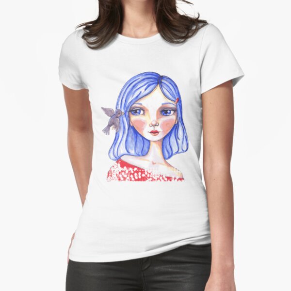 A Little Birdie Told Me Fitted T-Shirt