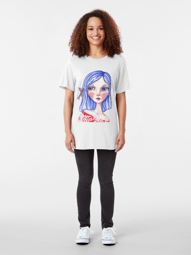 Alternate view of A Little Birdie Told Me Slim Fit T-Shirt