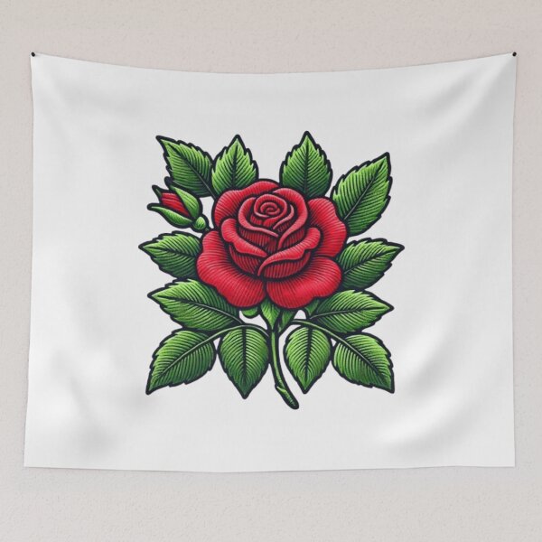 Item preview, Iron On Patches Rose  designed and sold by ArtQueen777.