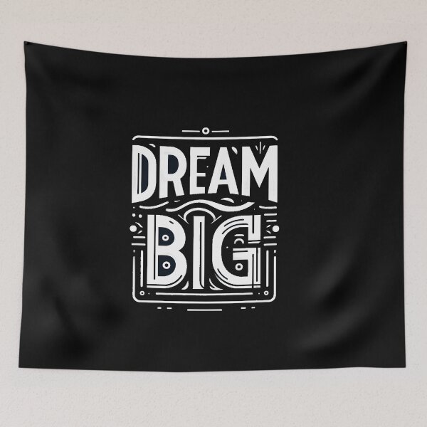 Item preview, Modern Typography: Dream Big Statement Piece designed and sold by Eiadlight.
