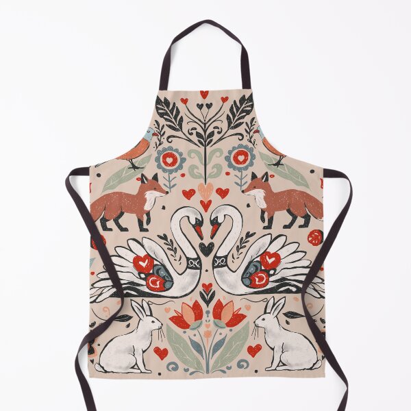 Item preview, Folk animal love designed and sold by Ma.La.Art.