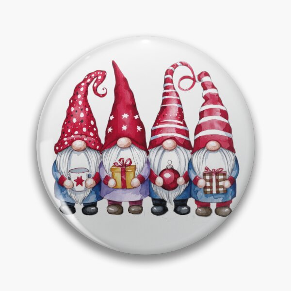 Item preview, Christmas Dwarfs with Red Hats Holding Gifts,Christmas Dwarfs,christmas funny,christmas jovial,Christmas art,Nightmare Before Christmas designed and sold by Expressions-Sel.