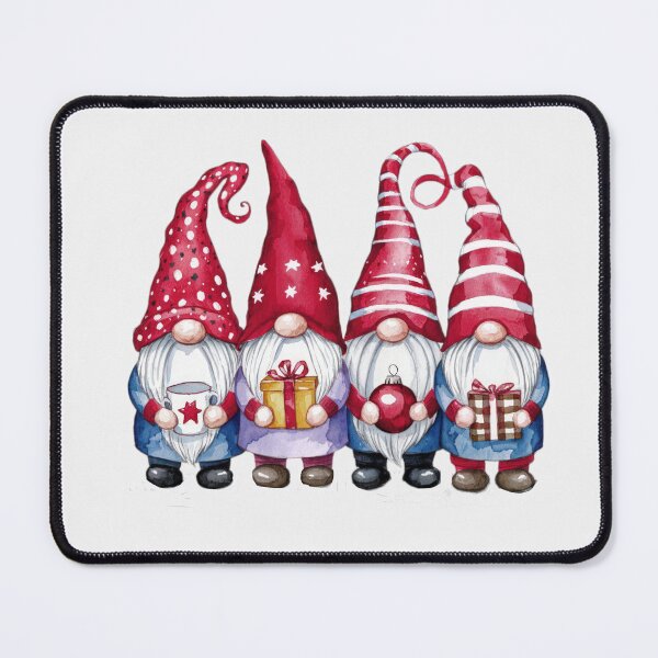 Item preview, Christmas Dwarfs with Red Hats Holding Gifts,Christmas Dwarfs,christmas funny,christmas jovial,Christmas art,Nightmare Before Christmas designed and sold by Expressions-Sel.