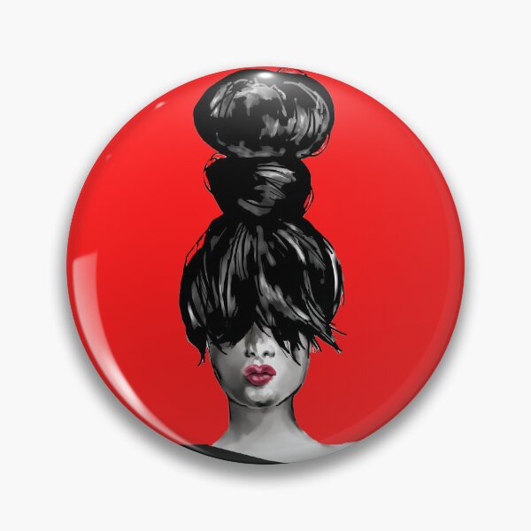 Item preview, woman with a bun designed and sold by voicivoila.