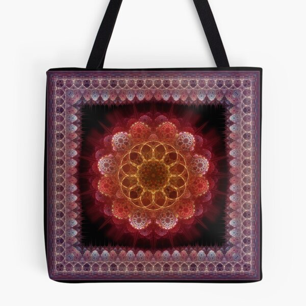 Item preview, Oriental sacred fractal ornate bright mandala designed and sold by Galas Art.