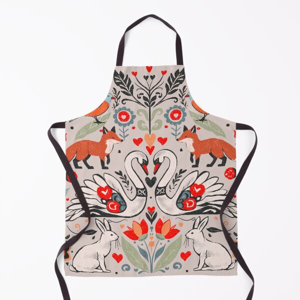 Item preview, Colorful folk animal love  designed and sold by Ma.La.Art.