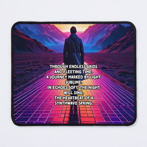 Item preview, Eternal Wanderer - Synthway Poetry Art Work designed and sold by Unwind-Art-Work.