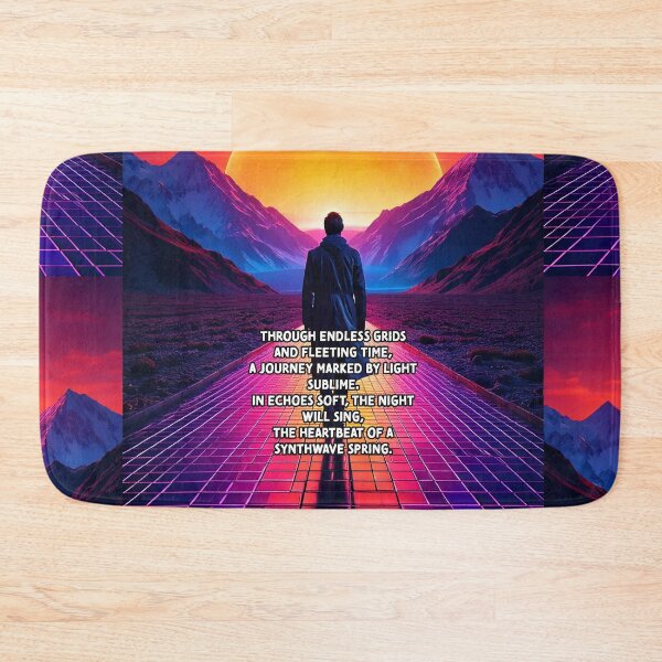 Item preview, Eternal Wanderer - Synthway Poetry Art Work designed and sold by Unwind-Art-Work.