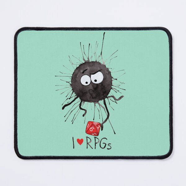 Item preview, I love RPGs Puffball designed and sold by CaryadArtwork.