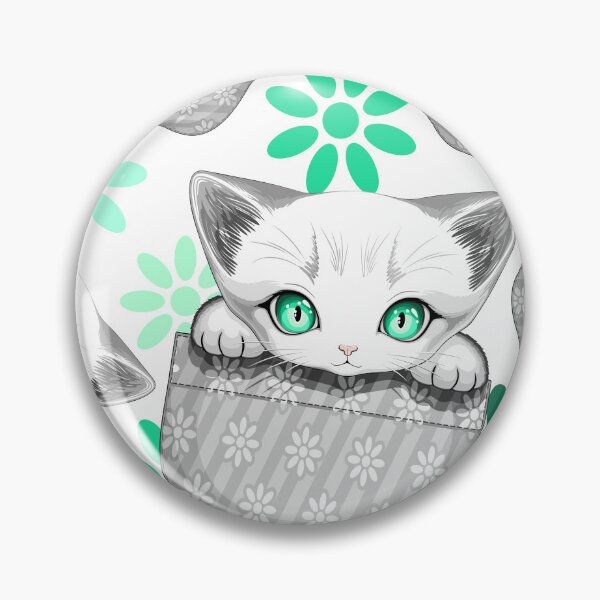 Item preview, Cat Cute and Playful peaking from a Pocket designed and sold by BluedarkArt.