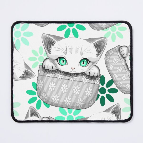 Item preview, Cat Cute and Playful peaking from a Pocket designed and sold by BluedarkArt.