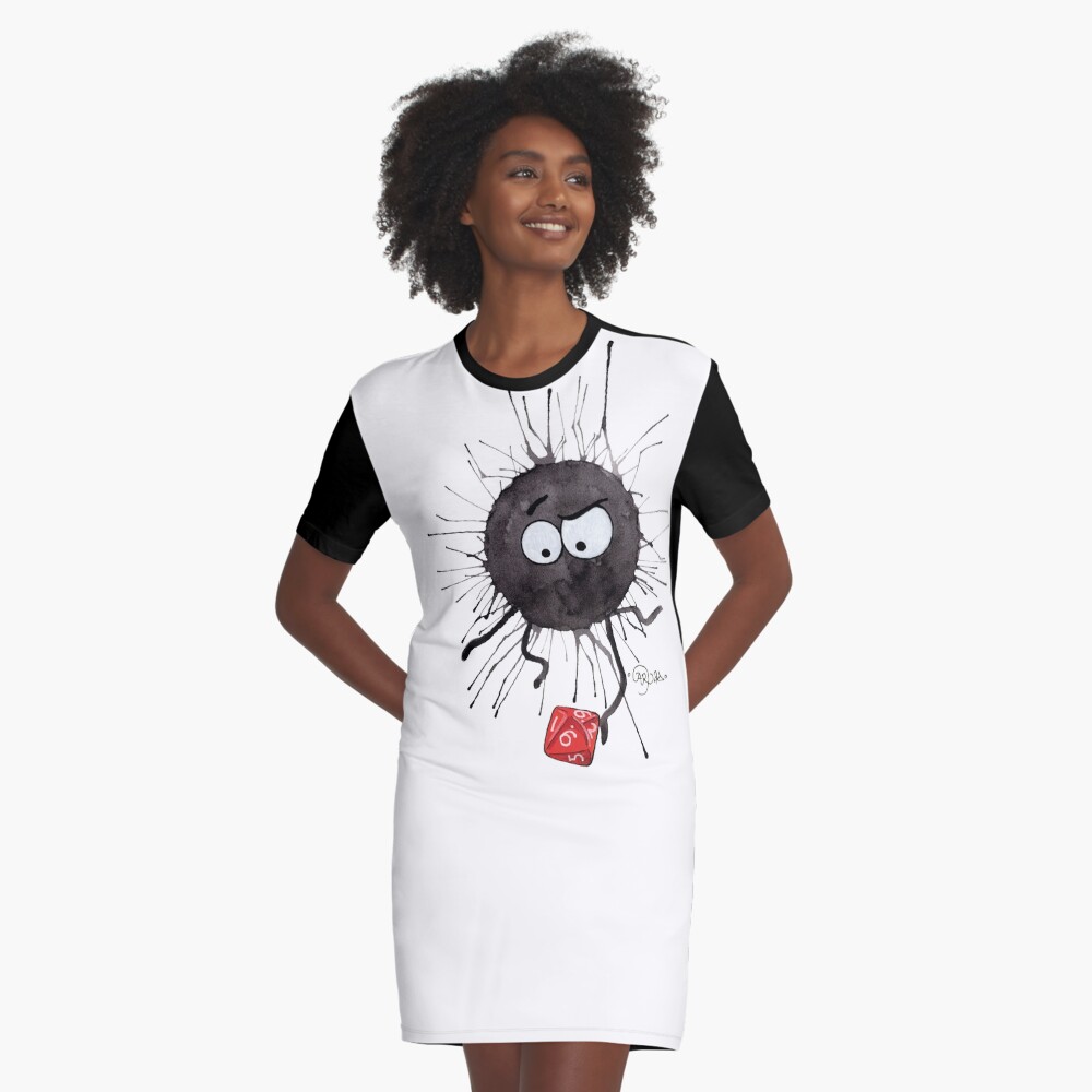 Item preview, Graphic T-Shirt Dress designed and sold by CaryadArtwork.