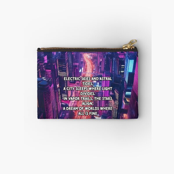 Item preview, Skyline Reverie - Synthway Poetry Art Work designed and sold by Unwind-Art-Work.