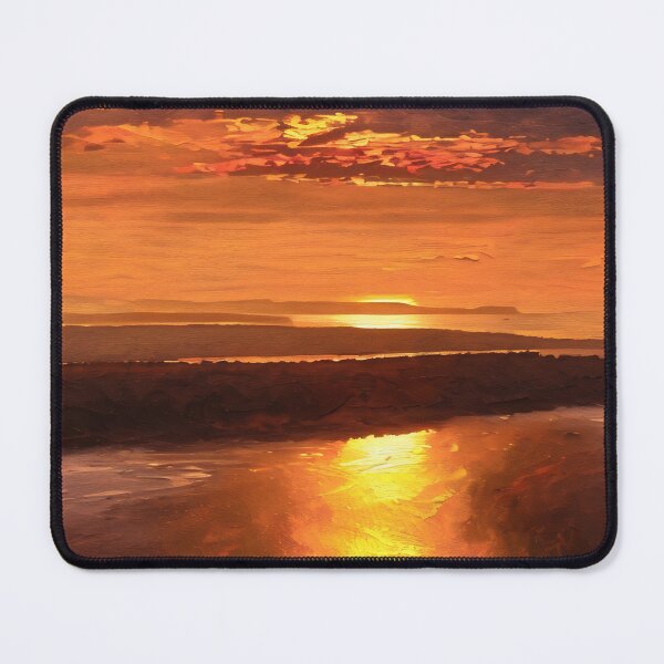 Item preview, Red Puget Sound Sunset (Oil Painting) designed and sold by flyscenicair.