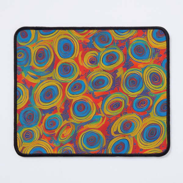 Item preview, Cluster of yellow and blue circles #1 designed and sold by mylittlewindow.