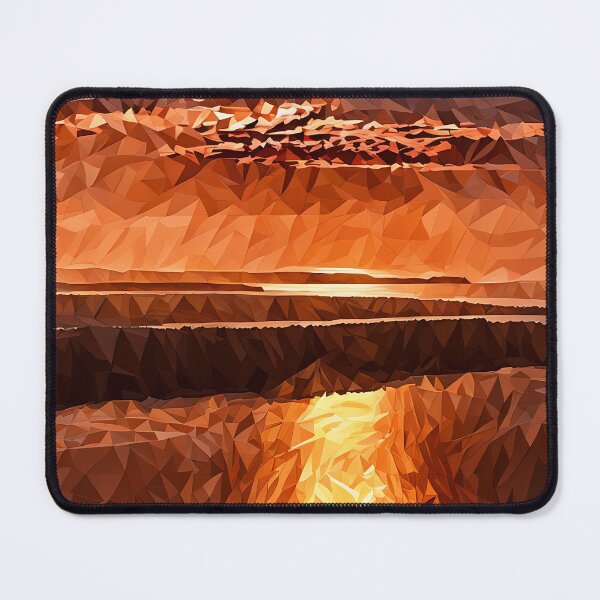 Item preview, Red Puget Sound Sunset (Poly Art) designed and sold by flyscenicair.