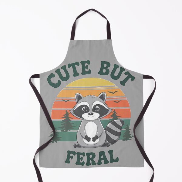 Item preview, Feeling Cute But Feral, Retro vintage, If I'm Moody Give Me Foody, Funny Raccoon Design, Animal Sarcastic Saying, Trendy Raccoon Sublimation designed and sold by FitFisher.