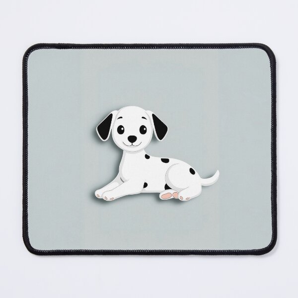 Item preview, Cute Dalmatian Puppy Cartoon Flat Illustration designed and sold by GoldenTealArts.