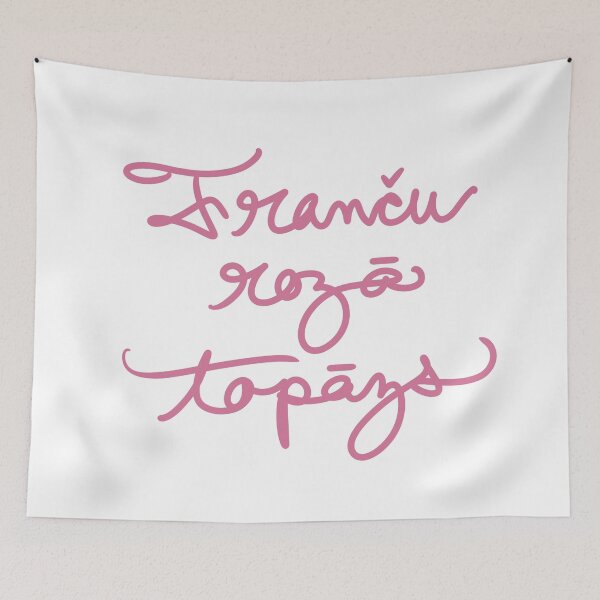Item preview, French pink topaz in Latvian designed and sold by abeink.