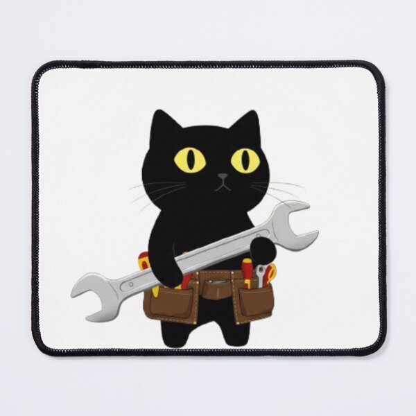 Item preview, Mechanic Cat designed and sold by CamiloHiPa.