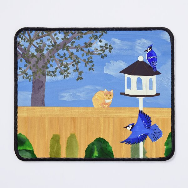 Item preview, Bluebirds and Cat designed and sold by Geoffrey  Gatza.