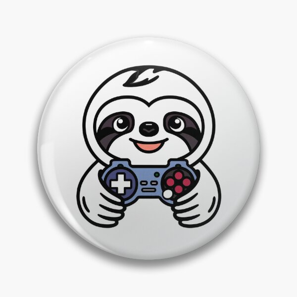 Item preview, Retro Gaming Kawaii Cute Sloth for Boys designed and sold by Laugh-Lines.