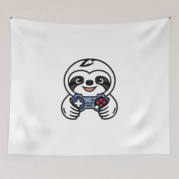 Item preview, Retro Gaming Kawaii Cute Sloth for Boys designed and sold by Laugh-Lines.