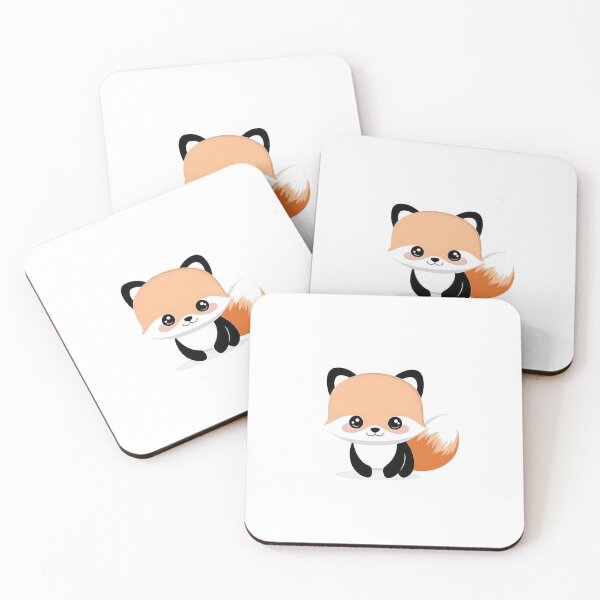 Item preview, Adorable Baby Fox Vector Illustration Design designed and sold by GoldenTealArts.