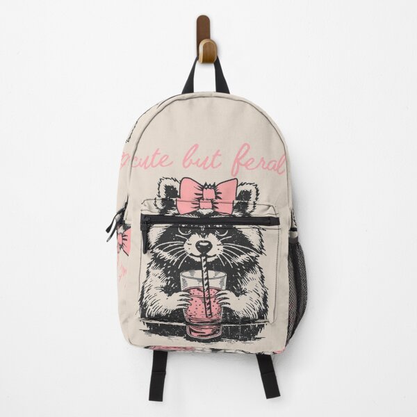 Item preview, Feeling Feral Raccoon, If I'm Moody Give Me Foody, Funny Raccoon Design, Animal Sarcastic Saying, Trendy Raccoon Sublimation designed and sold by FitFisher.