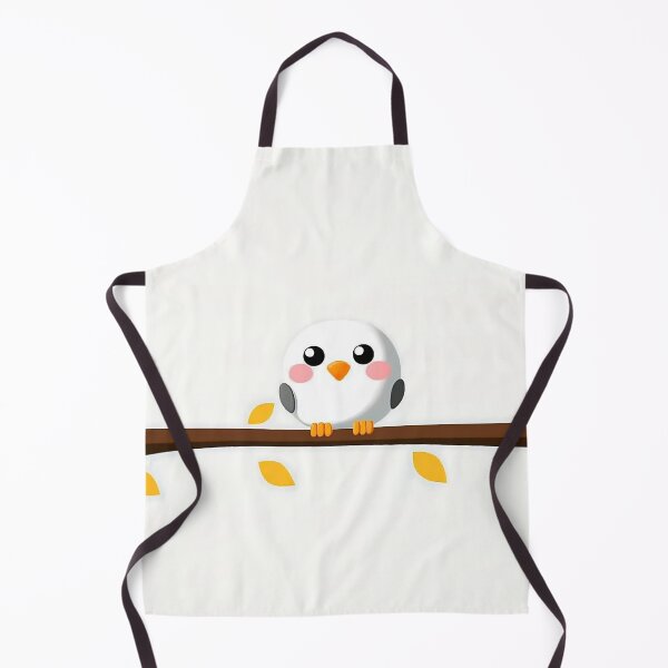 Item preview, Adorable Cartoon Bird on Branch Illustration designed and sold by GoldenTealArts.