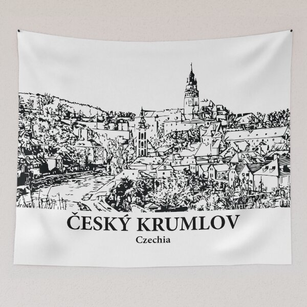 Item preview, Český Krumlov - Czechia designed and sold by Lakeric Cityscapes.