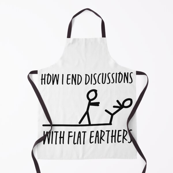 Item preview, Anti Flat Earth – Funny Stick Figure Sarcasm Gift for Science Lovers designed and sold by ScienceCorner.