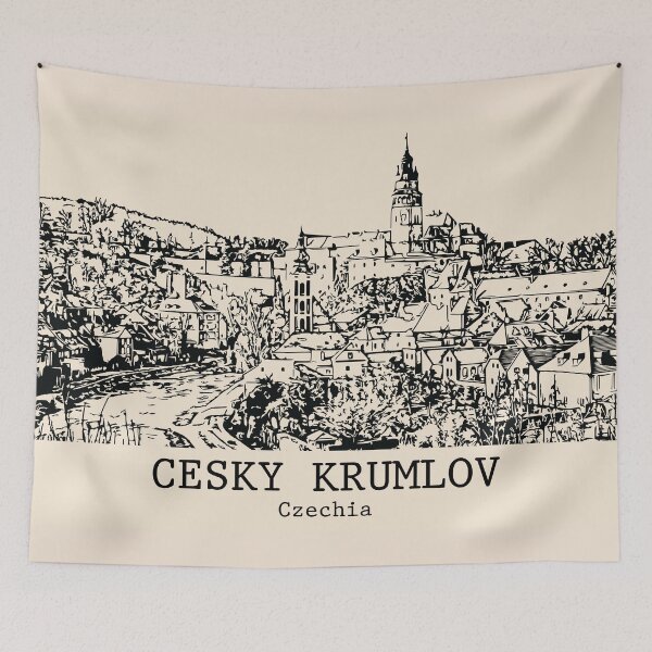 Item preview, Český Krumlov - Czechia designed and sold by Lakeric Cityscapes.