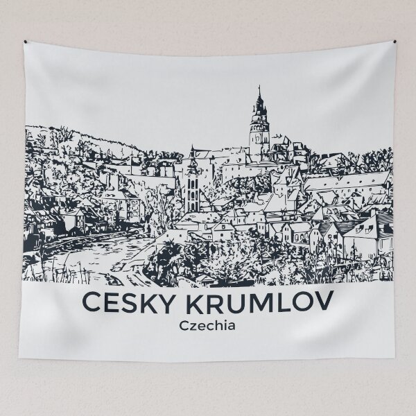 Item preview, Český Krumlov - Czechia designed and sold by Lakeric Cityscapes.
