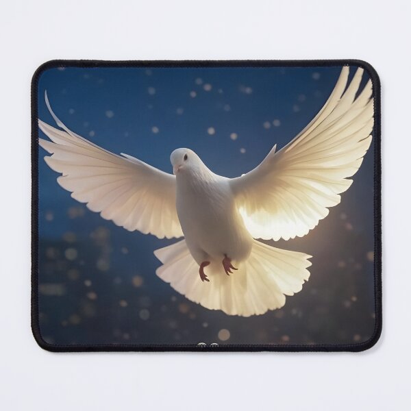 Item preview, a beutiful white dove in a night designed and sold by Fluffy-Fields.