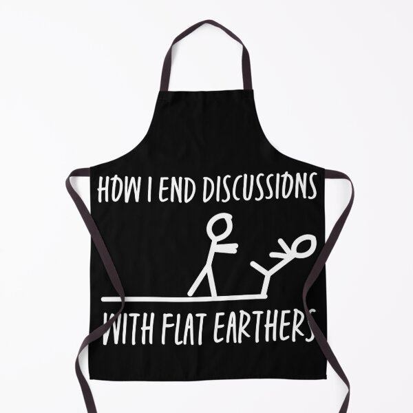 Item preview, Anti Flat Earth – Funny Stick Figure Sarcasm Gift for Science Lovers designed and sold by ScienceCorner.