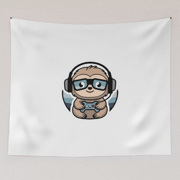 Item preview, Retro Gaming Kawaii Cute Sloth for Boys designed and sold by Laugh-Lines.