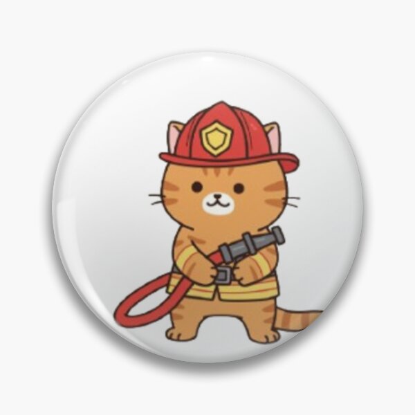 Item preview, Firefighter Cat designed and sold by CamiloHiPa.