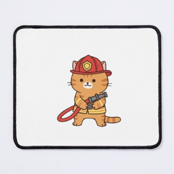 Item preview, Firefighter Cat designed and sold by CamiloHiPa.